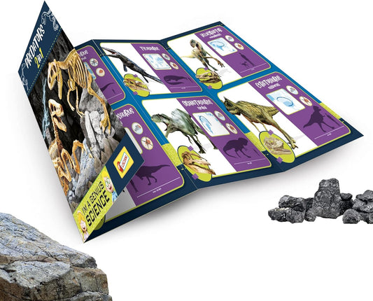 سوبر كيت المفترسات 2 في 1 فيلوسيرابتور وتي-ريكس