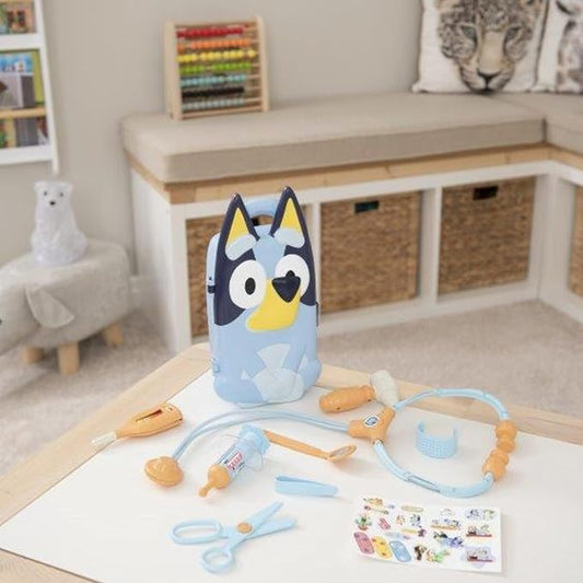 حقيبة أدوات الطبيب بلوى للأطفال – 10 قطع