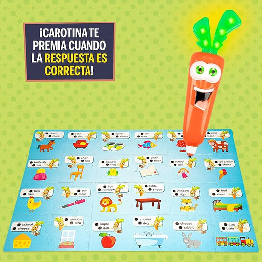 لعبة تعلّم اللغة الإنجليزية للأطفال كاروتينا مع القلم الناطق