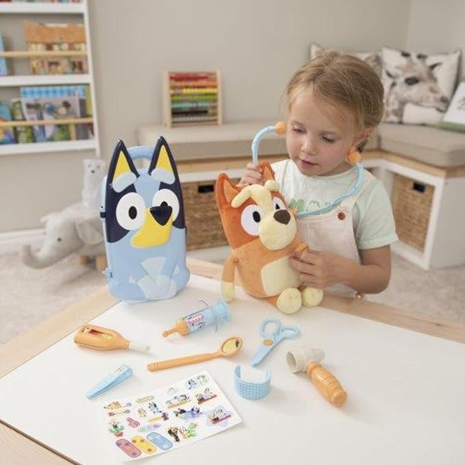 حقيبة أدوات الطبيب بلوى للأطفال – 10 قطع