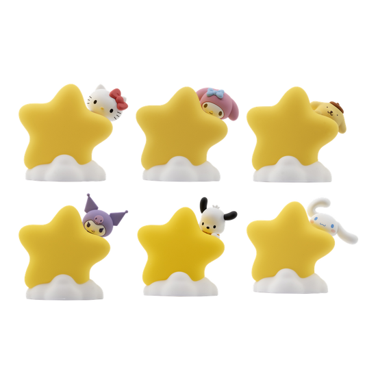 هالو كيتي - مصباح ليلي على شكل نجمة يعمل بالبطارية - قطعة واحدة