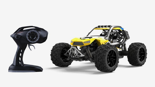 سيارة سام تويز عالية الأداء تعمل بالتحكم عن بُعد 1.12 - أحمر وأصفر