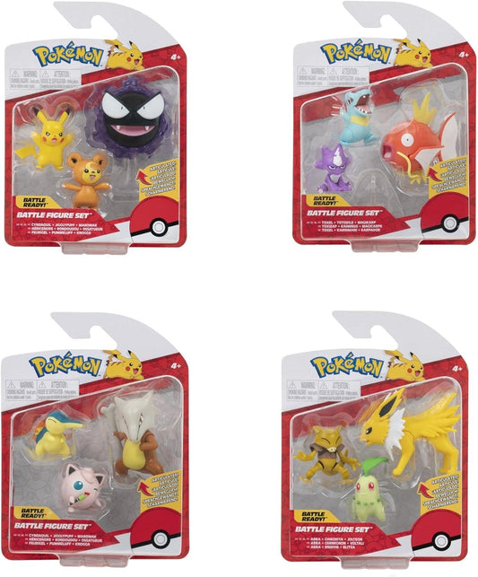 بوكيمون - مجموعة شخصيات المعركة (3 قطع)