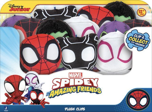 سبايدرمان - دمية سبايدي ان فريندز المحشوة بمشبك - 3 إنش