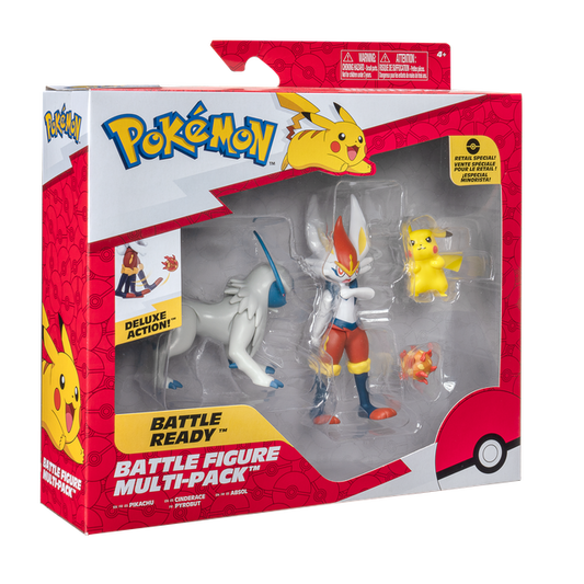 بوكيمون - مجموعة شخصيات بوكيمون باتل المتعددة 3 قطع