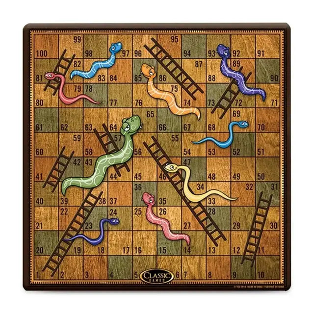 كلاسيك جيمز - لوح السلالم و الثعابين الخشبي