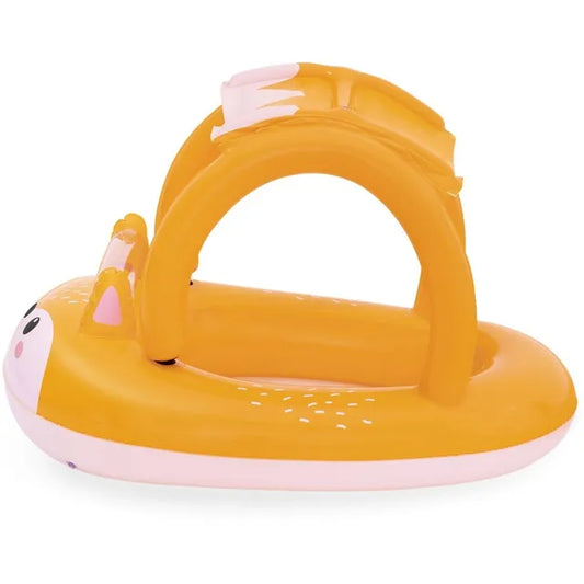 بيست واي - مقعد عوامة للأطفال بحماية من الأشعة فوق البنفسجية - فريندلي فوكس 94×66