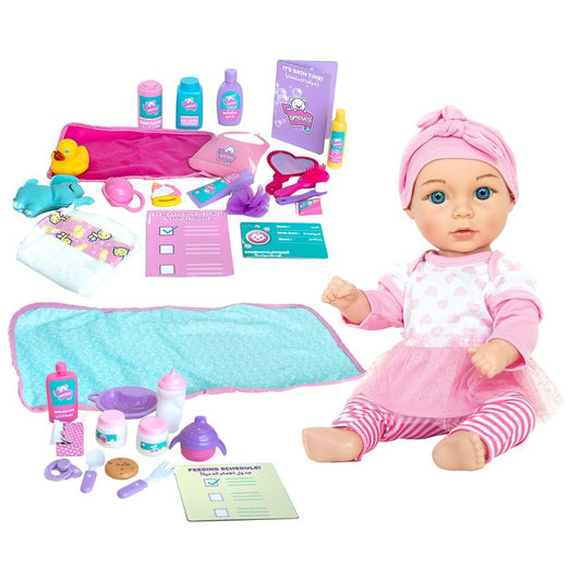 حياتي - دمية بيبي امورة مجموعة اللعب الحب والطعام 15 انش