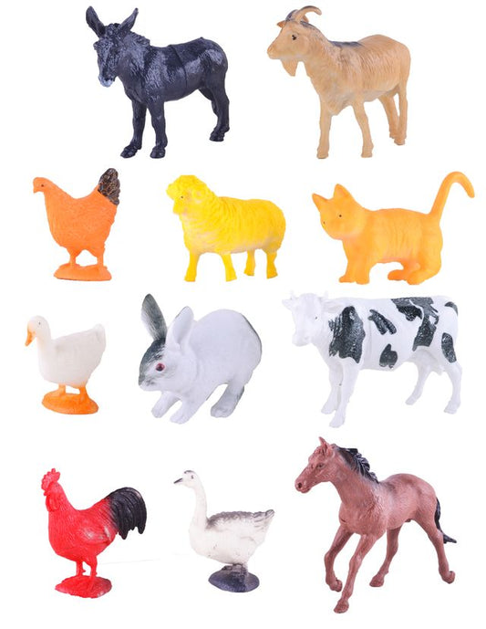 باور جوي - مجموعة حيوانات المزرعة 6 بوصة 4 قطع