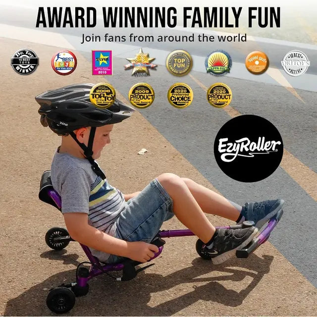 إيزي رولر - دراجة كلاسيكية ثلاثية العجلات دريفتر اكس لون بنفسجي