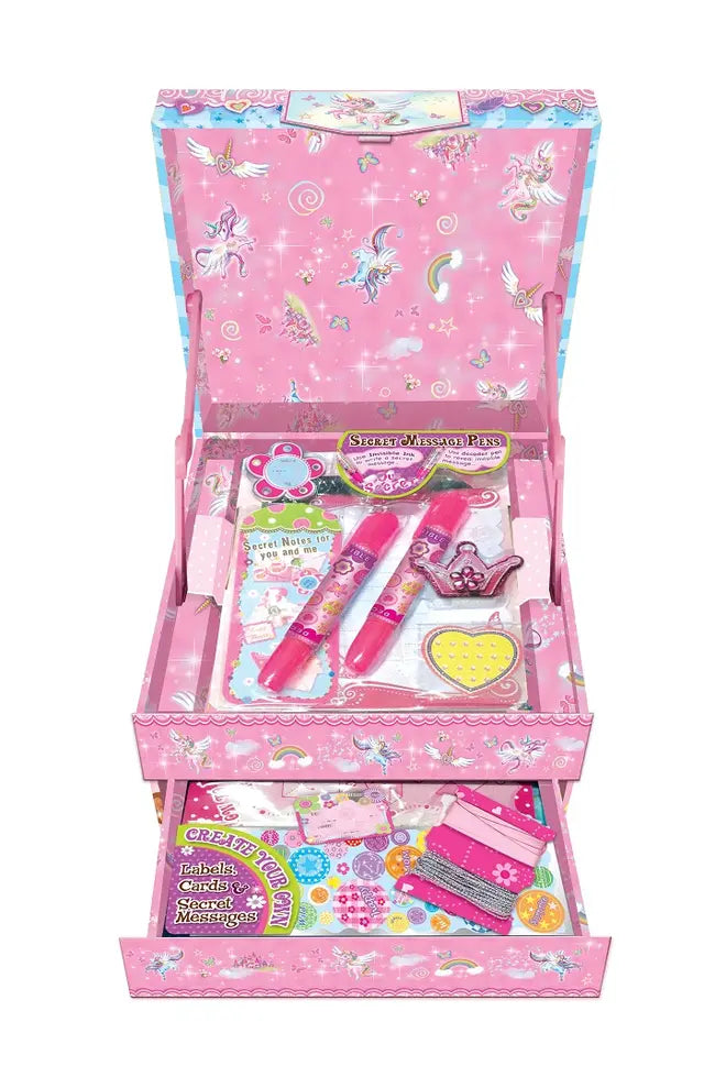 مجموعة صندوق الرسائل السرية بطبعات يونيكورن