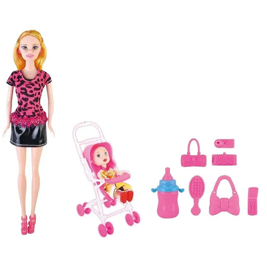 باور جوي ليلى- طقم ترولي 3 في 1- بألوان متنوعة