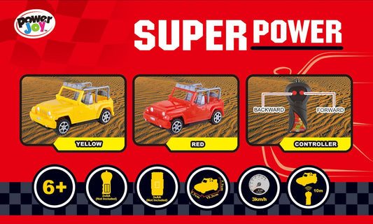 باور جوي - سيارة 1/24 سوبر باور مع جهاز تحكم عن بعد