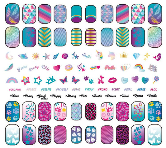 كليمينتوني - مجموعة طلاء الأظافر اللامع كريزي شيك