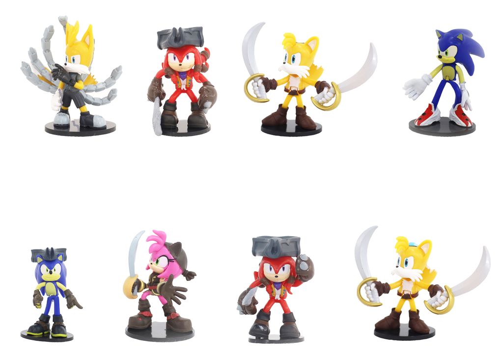 سونيك ذا هيدجهوج - مجموعة شخصيات سونيك 4 في 1 حجم 3 إنش