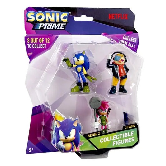 سونيك ذا هيدجهوج - مجموعة شخصيات سونيك بليستر 3 في 1 متنوعة