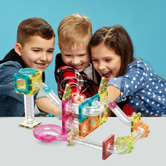 بيكاسو تايلز - مجموعة كتل البناء الرخامية 45 قطعة