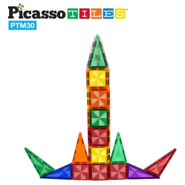 بيكاسو تايلز - صاروخ ماسي صغير مغناطيسي - 30 قطعة