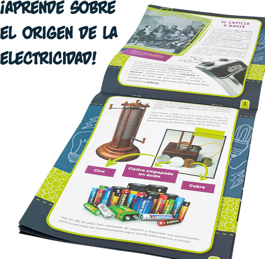 مجموعة تجارب الكهرباء أكثر من 50 تجربة علمية