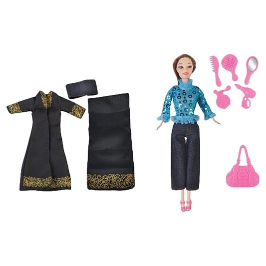 باور جوي - دمية ياسمين لون ذهبي مع ملابس زقاء 30 سم