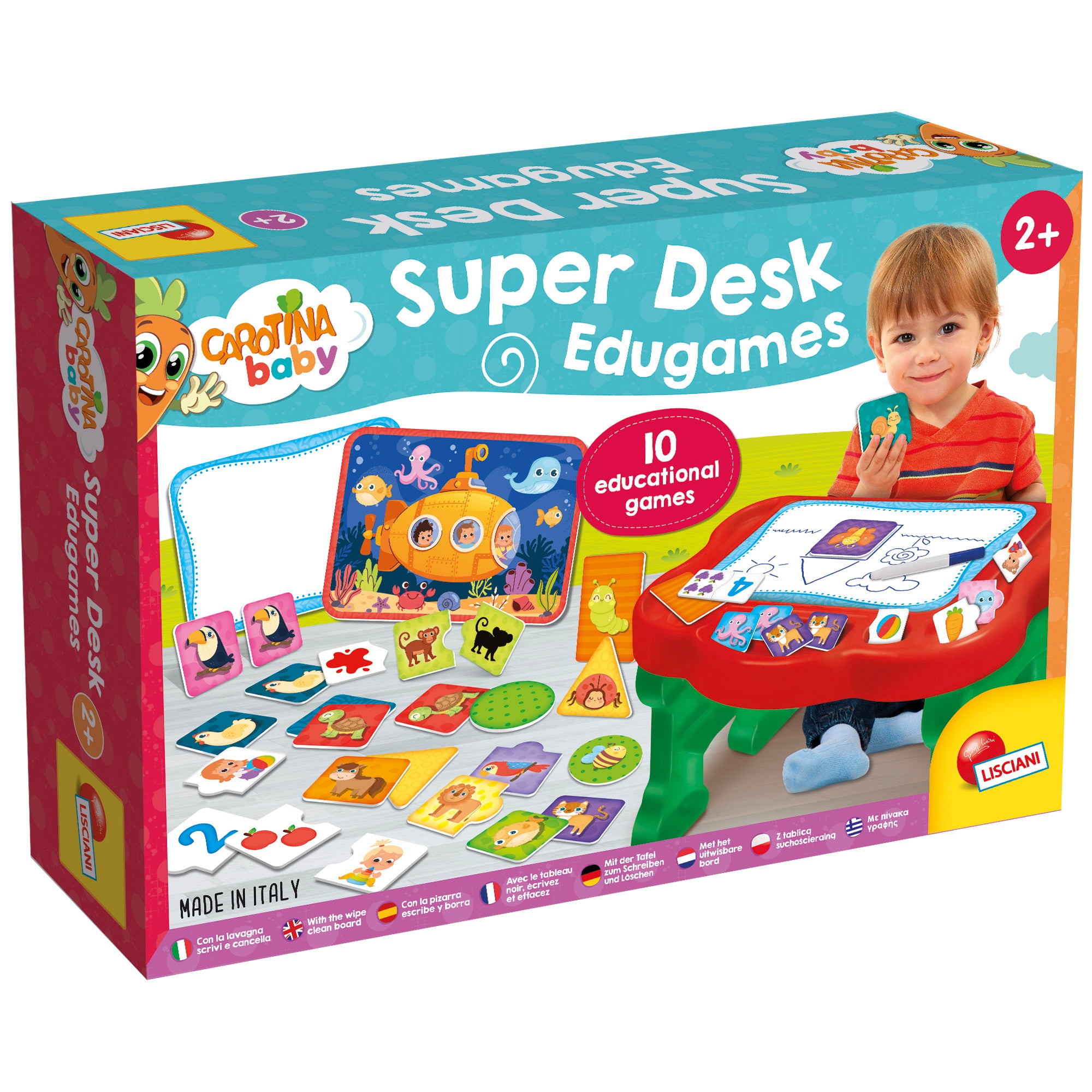 مكتب تعليمي للأطفال كاروتينا بيبي سوبر ديسك للألعاب التعليمية