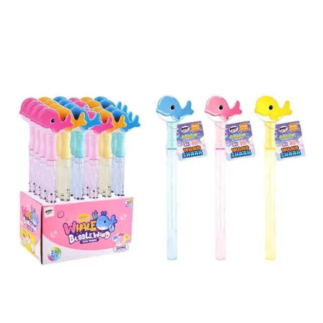 باور جوي - عصا فقاعات على شكل حوت- 39 سم