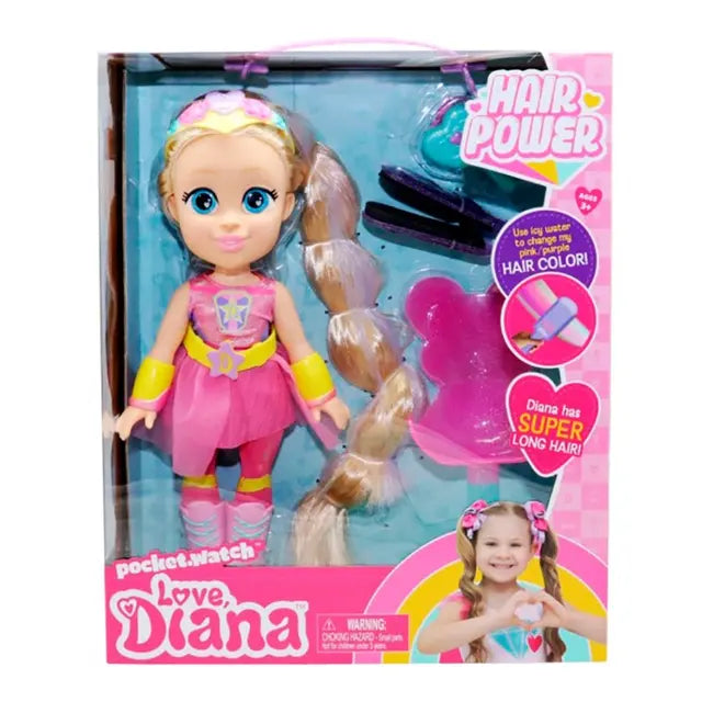 لاف ديانا - دمية الشعر الطويل - 13 انش