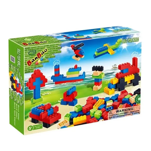 بنباو - مجموعة مكعبات السائبة 194 قطعة