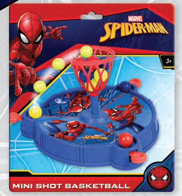 مارفل - لعبة كرة سلة سبايدر مان ميني شوت - 3 قطع