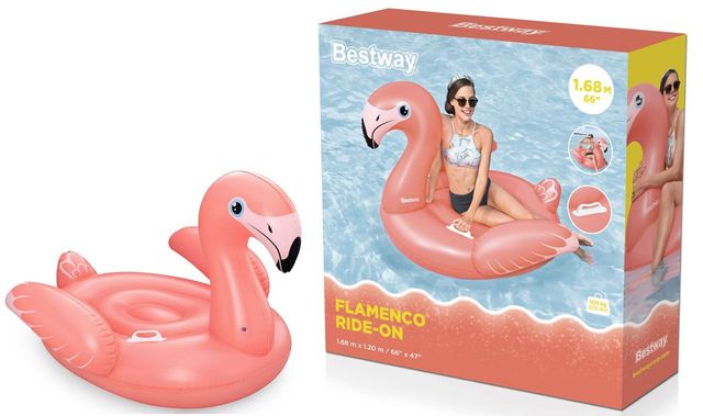 بيست واي - عوامة السباحة بتصميم فلامينجو