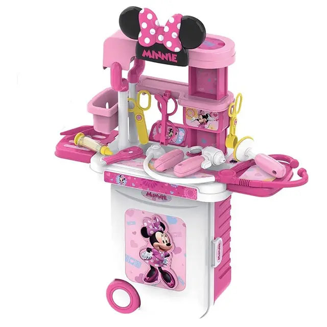 ديزني - مجموعة دكتور ميني ماوس مع شنطة بعجلات 3 في 1