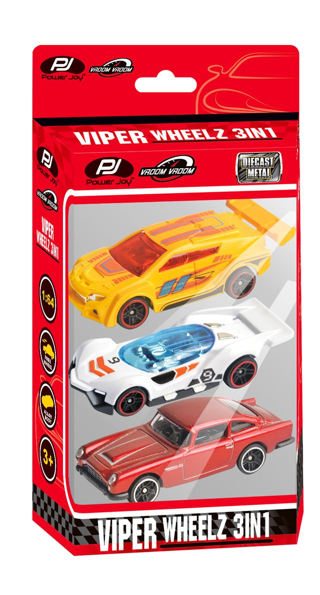 باور جوي - سيارة في.فروم (مصبوبة بقوالب ديكاست) 1:64- 3 في 1