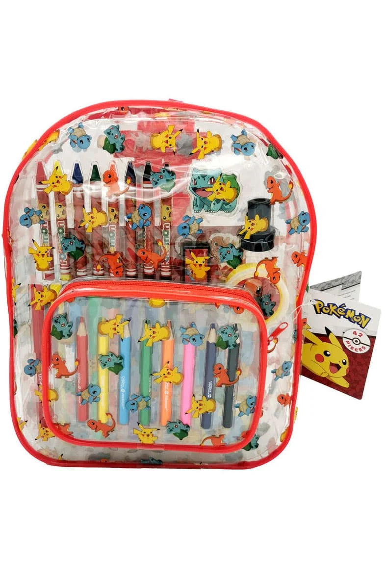 حقيبة أدوات تلوين بوكيمون للأطفال
