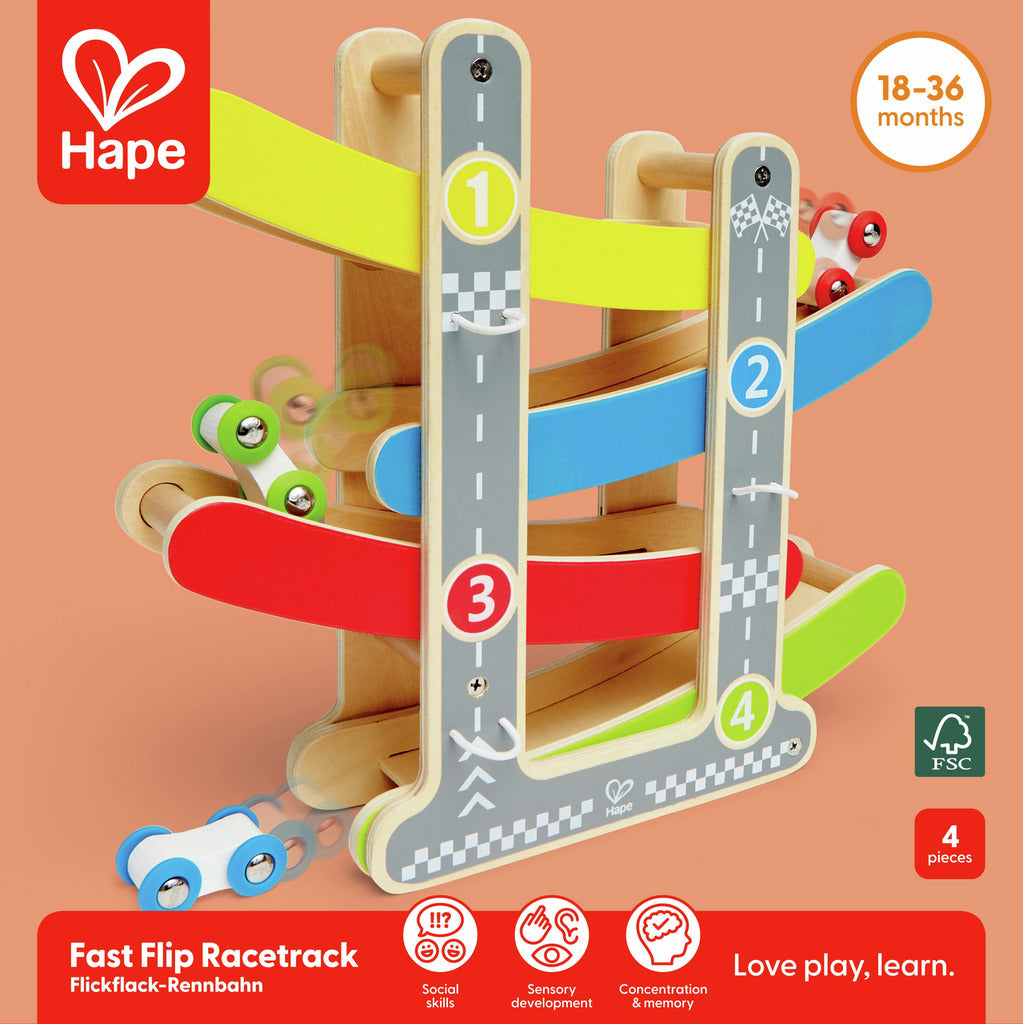 هيب - لعبة مسارات السباق قابلة للقلب