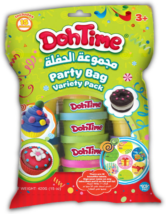 مجموعة اللعب الكبيرة بالصلصال 15 قطعة