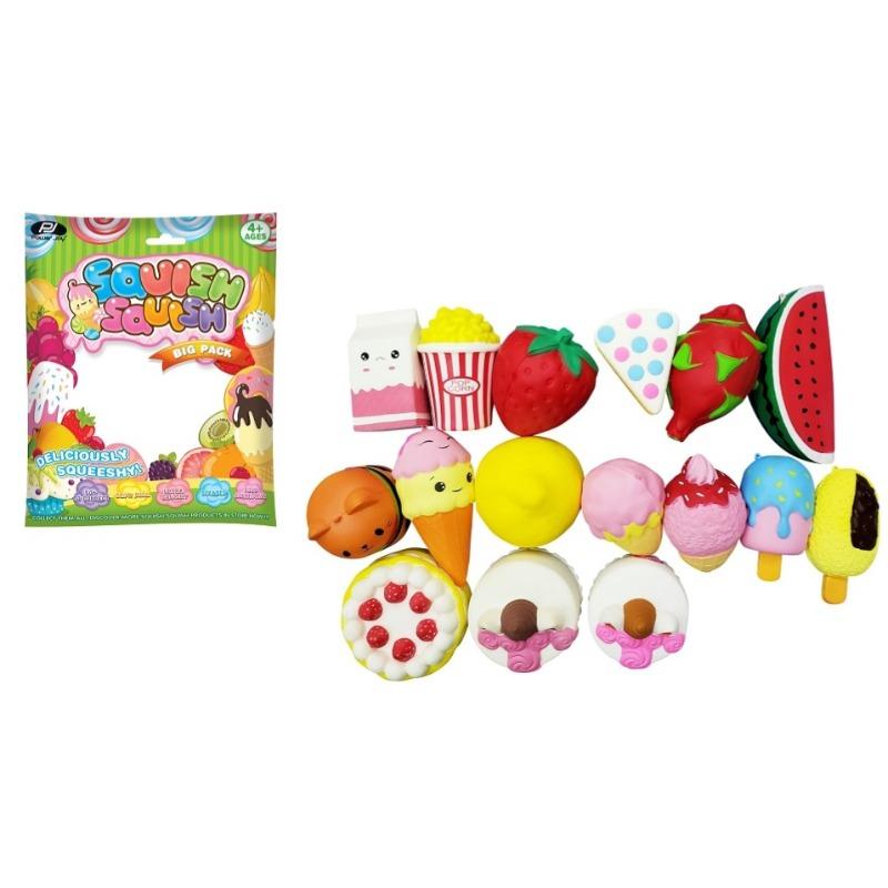 بي جوي سينسوري - سكوشي فود ذات ملمس ناعم كبيرة الحجم - عدد1 أشكال مختلفة