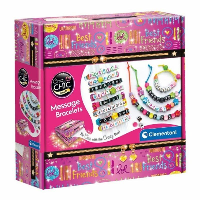 كلمنتوني - كريزي شيك مجموعة أساور الحروف المذهلة