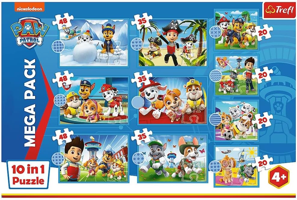 بازل باو باترول ميجا باك 10 في 1 للأطفال