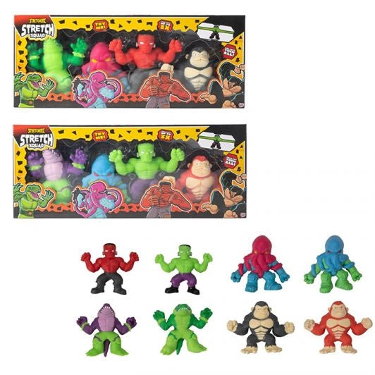 طقم شخصيات ستريتش سكواد القابلة للتمدد – مجموعة متعددة