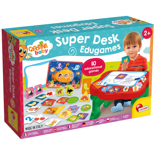 مكتب تعليمي للأطفال كاروتينا بيبي سوبر ديسك للألعاب التعليمية