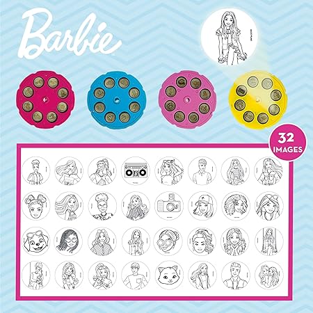 بروجكتور باربي لتعليم الرسم