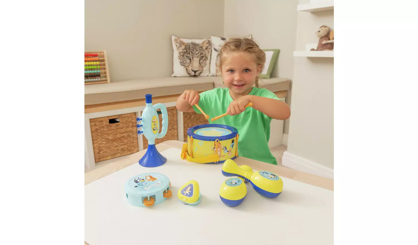 طقم الآلات الموسيقية بلوى للأطفال – 8 قطع