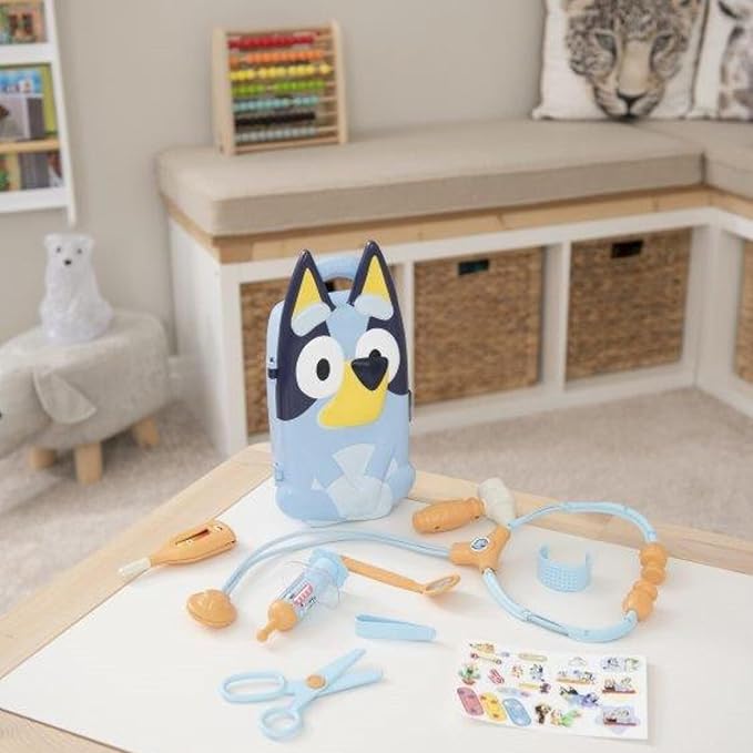 حقيبة أدوات الطبيب بلوى للأطفال – 10 قطع
