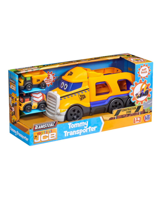 شاحنة نقل سيارات البناء تومي مع مركبتين