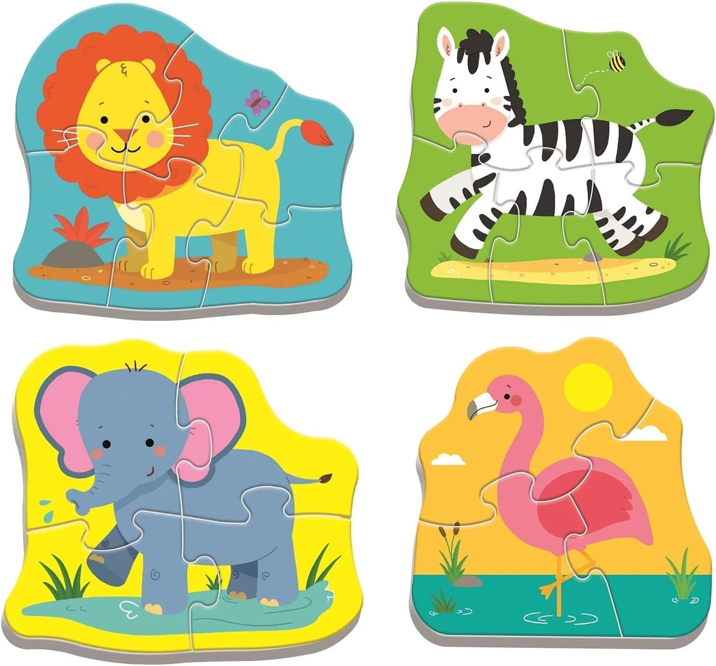 بازل الأطفال الصغار – حيوانات لطيفة – Baby Puzzle