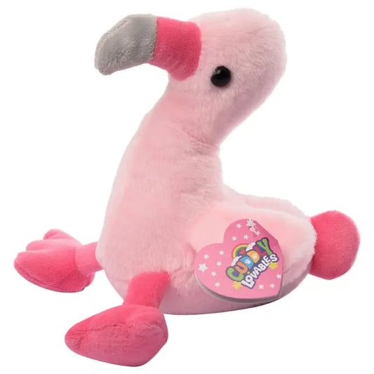 كدلي لوفبليس - دمية فلامينجو القطيفة 15 سم