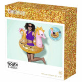 بيست واي - عوامة سباحة قابلة للنفخ - حصان البحر البراق - 115×104 سم