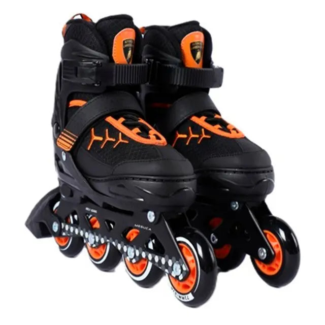 لامبورجيني - حداء تزلج قابل للتعديل إنلاين - المقاس: 39-42