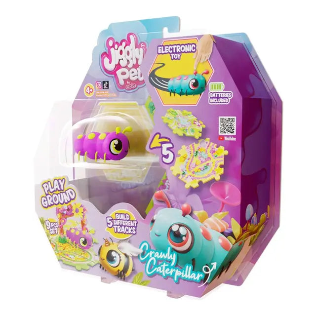 جيجلي بيتس - دمية كاتربيلر المحشوة للأطفال