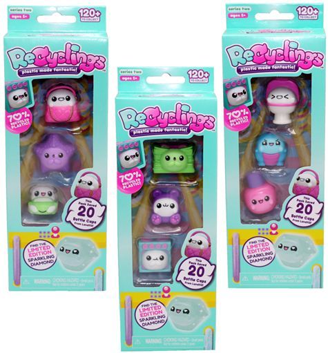 ريسايكلينغز - مجسم قابلة للتحصيل - 4 قطع